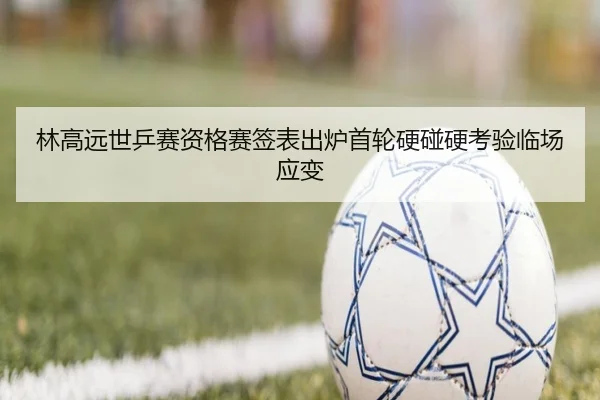 林高远世乒赛资格赛签表出炉首轮硬碰硬考验临场应变（WANMEISPORTS）